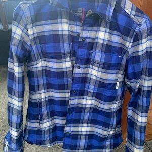 Stio Buckhorn insulated snap shirt plaid Medium